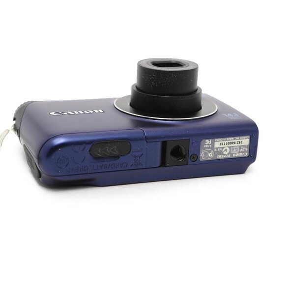 Canon Powershot A2200 14.1 MP Digital Camera 4X Zoom Blue Charger Battery Case - Picture 3 of 14